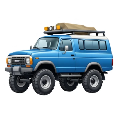 expedition truck in blue sticker