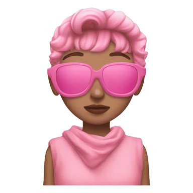 pink aesthetic emojis  sticker