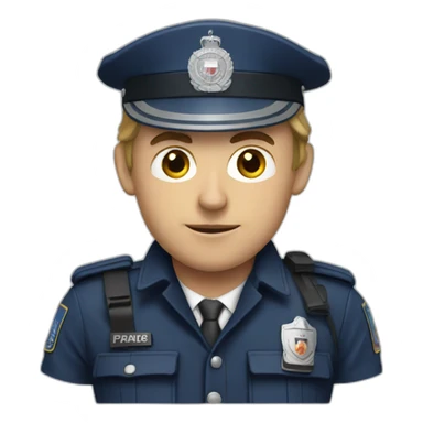 french police sticker