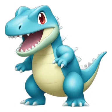 Totodile from pokemon sticker