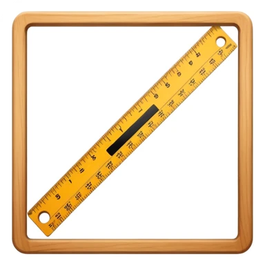 Measure ruler sticker