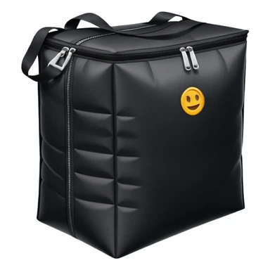 black Thermal Delivery Bags sticker