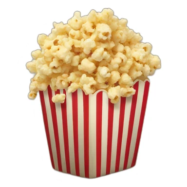 popcorn kernal sticker