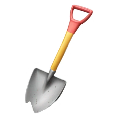 Shovel and mud sticker