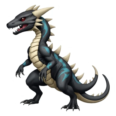  Venom-Trico-Marowak-Salandit-hybrid-fantasy-creature (full body) with markings sticker