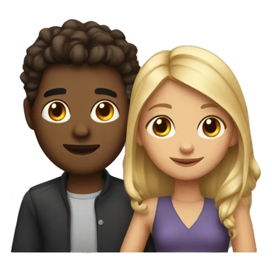 girl with her boyfriend sticker