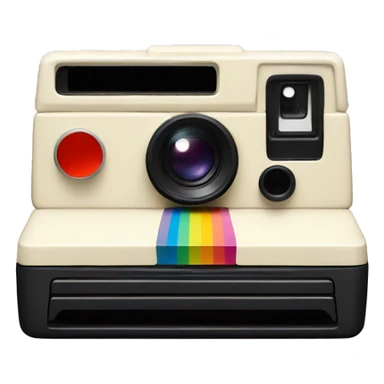 Polaroid camera sticker
