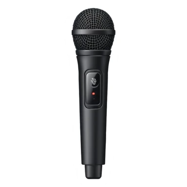 modern wireless microphone sticker