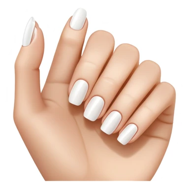 french manicure sticker
