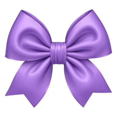 Cute bow light purple  sticker