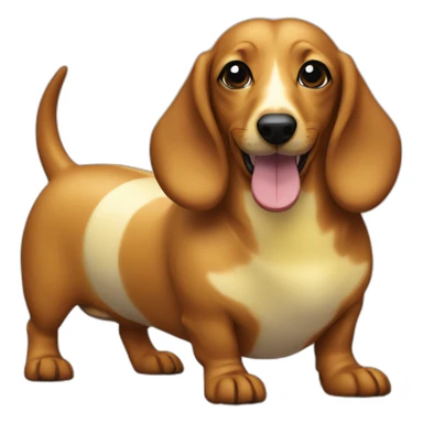 Banana skin sausage dog sticker