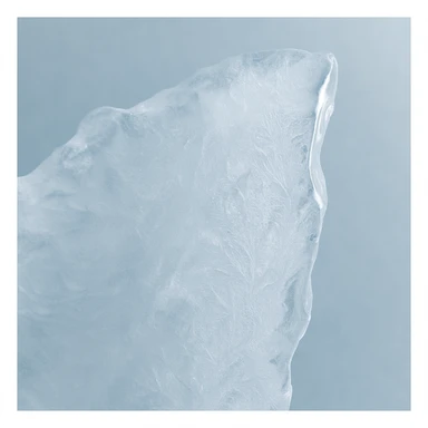 aesthetic ice, visually pleasing, elegant, cool tones, minimalistic, beautiful texture sticker