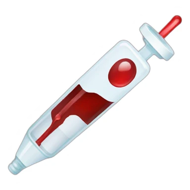 Blood test sticker