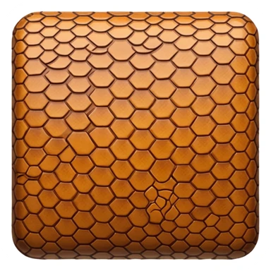 brown snake skin print sticker