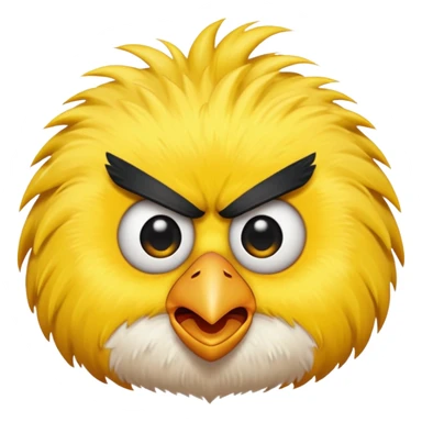 annoyed cute angry bird emoji sticker