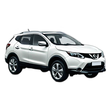 white nissan qashqai sticker