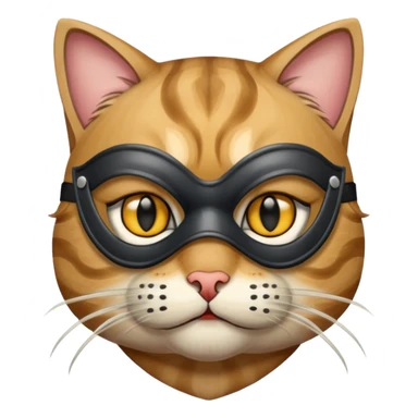 bank robber cat sticker