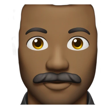 Colman Domingo moustache sticker