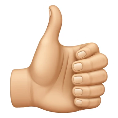 Excited thumps up sticker