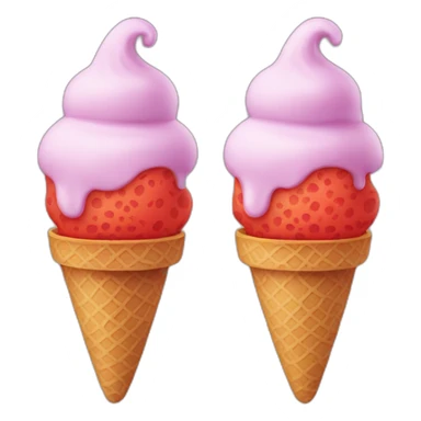 lava ice cream sticker