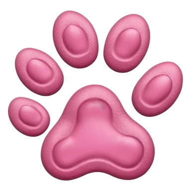 Dog paw sticker