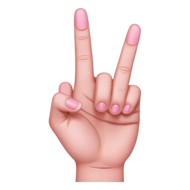 pink middle finger  sticker