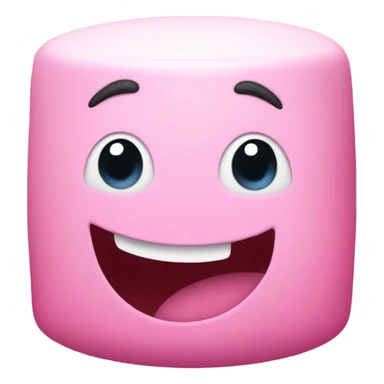 pink marshmallow devious sticker