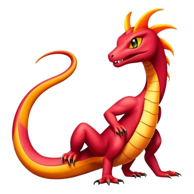 Seviper-Salazzle-Fakémon-hybrid-creature (full body)  sticker