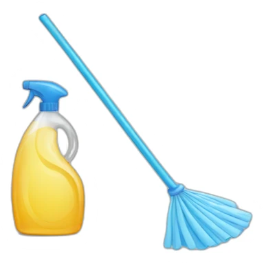 Cleaning bubbles cleanliness sticker