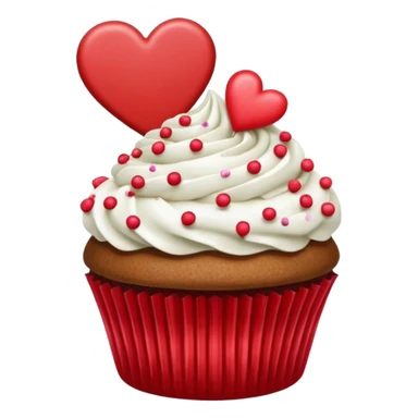 heart with a paw print and a cupcake sticker