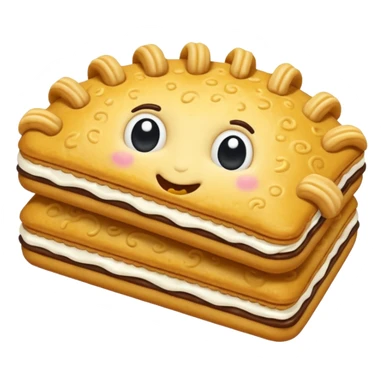 Pookie curlymoon pie sticker