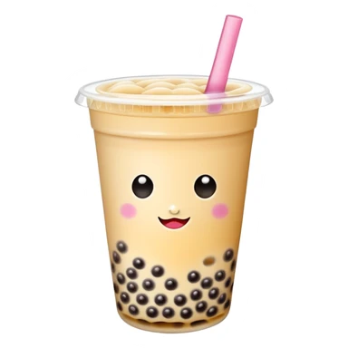 Bubble tea sticker