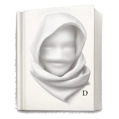 white Dior book sticker