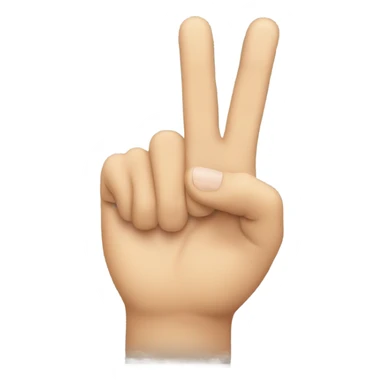 pointing, front of hand,  sticker