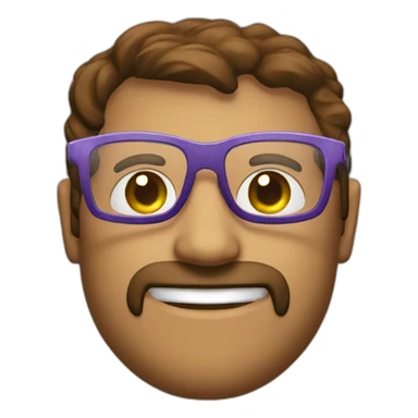 holo glasses sticker