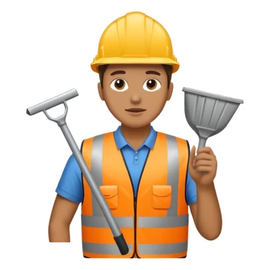 Waste Management, safety vest, trash picker sticker