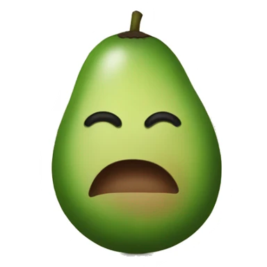 avocado with bak sticker