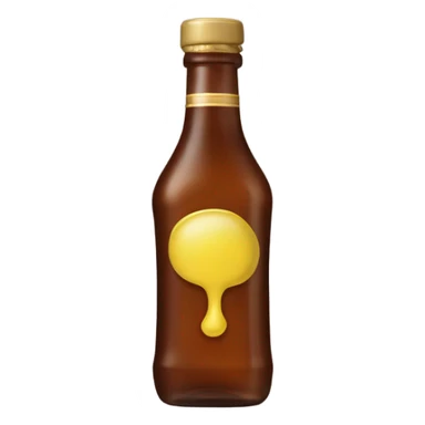 Bottle of rumple minze alcohol sticker