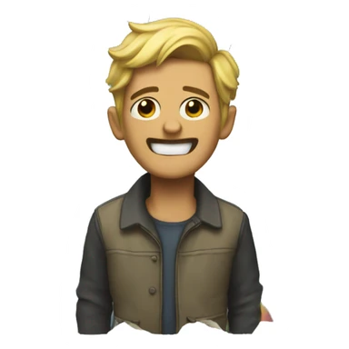 Bad happy birthday day sticker