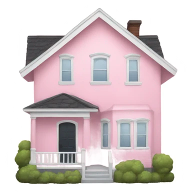 Light pink House  sticker