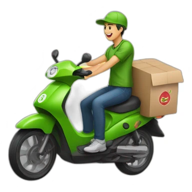 gojek food delivery sticker