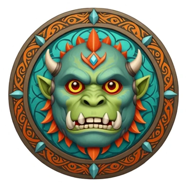 tribal and orcish faction emblem sticker