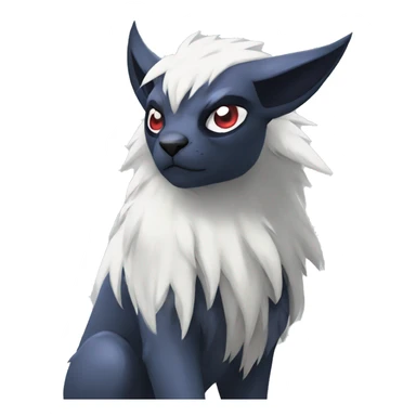 Cool Edgy Absol-Nargacuga-Zorua-Quilava, full body sticker