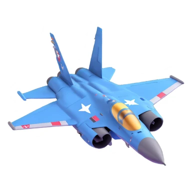 Su-57 fighter jet sticker