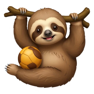 sloth with toy sticker