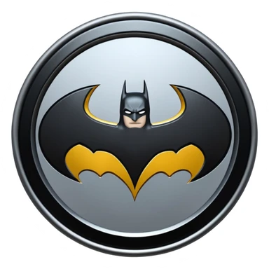 Nolan's batman symbol sticker