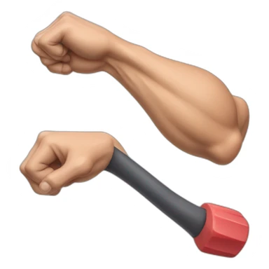muscle arm and checklist sticker
