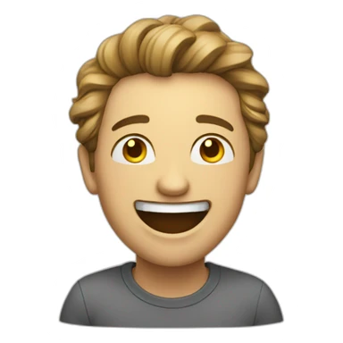 someone who laught a lot sticker