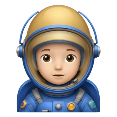 space child blue eqipmnet sticker