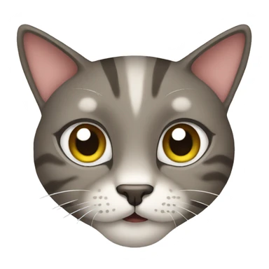 cat cartoon style sticker